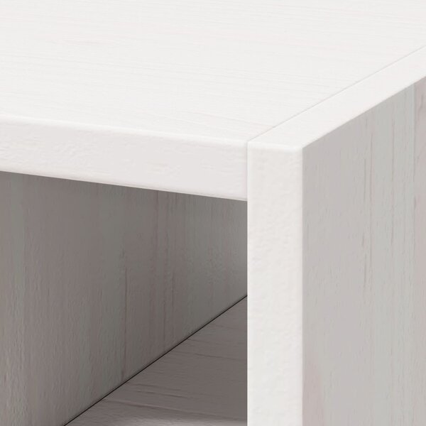 Borágas 2 pcs Fehér 56 x 25 x 56 cm Tömör fenyőfa
