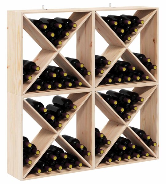 Borágas 4 pcs Természetes 62 x 25 x 62 cm Tömör fenyőfa