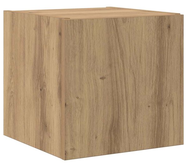 TV Fali Szekrény 30,5 x 35 x 30 cm Művészi tölgy Szerelt Fa