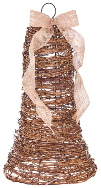 3 db-os karácsonyi dekoráció szett LED LUOSTO 43/38/32 cm Karácsonyi minta Barna