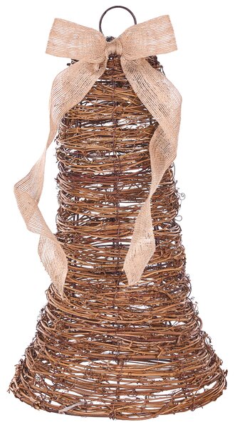 3 db-os karácsonyi dekoráció szett LED LUOSTO 43/38/32 cm Karácsonyi minta Barna