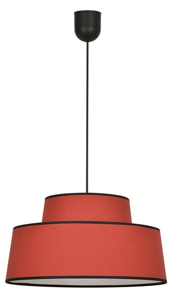 Függőlámpa COREP, Mallorca, dimmable, Barna / Rozsdabarna, Nappali, Szövet / Textília