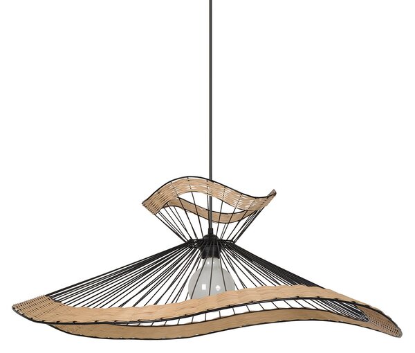 Függőlámpa COREP, Mekong, dimmable, Fekete, Nappali, Fém