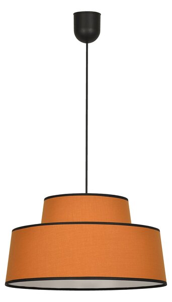 Függőlámpa COREP, Mallorca, dimmable, Barna / Rozsdabarna, Nappali, Szövet / Textília