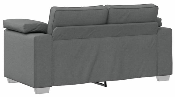 Kétszemélyes kanapé Sötétszürke 160 cm szövet