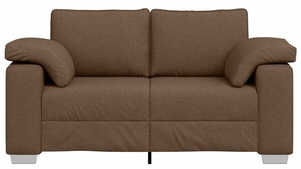 Kétszemélyes kanapé Barna 160 cm szövet