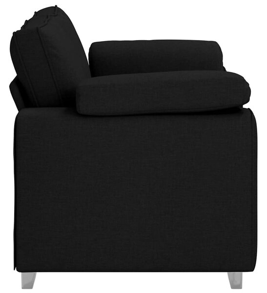 VidaXL Kanapé Fekete 160 x 80 x 82 cm szövet