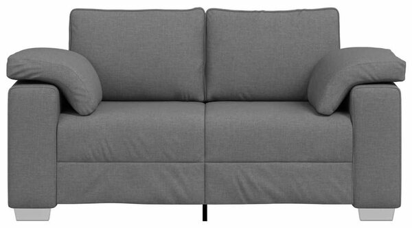 Kétszemélyes kanapé Sötétszürke 160 cm szövet