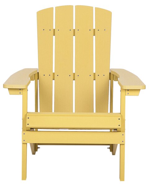 Kerti szék ADIRONDACK Sárga