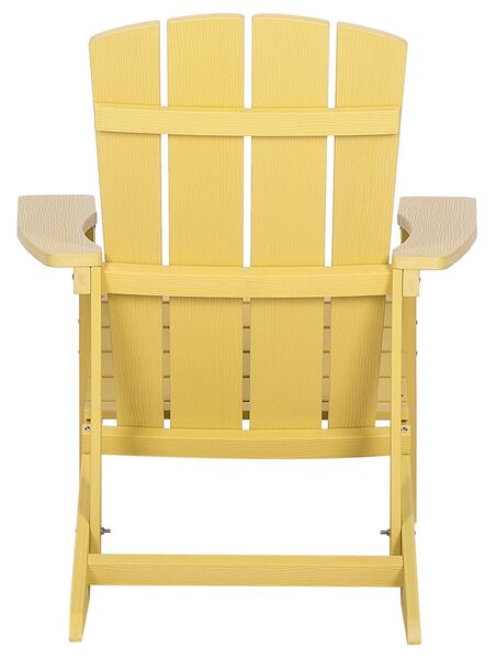 Kerti szék ADIRONDACK Sárga