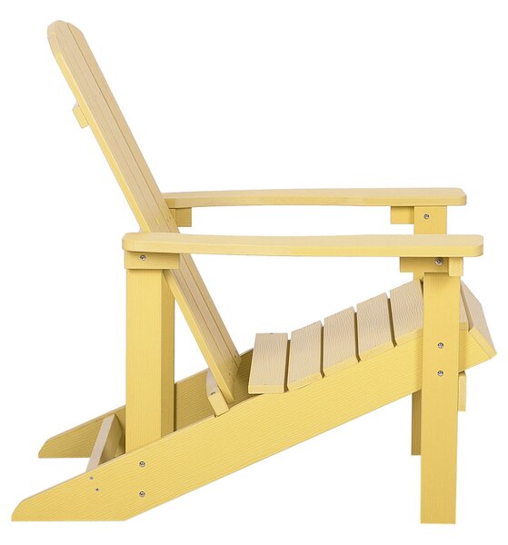 Kerti szék ADIRONDACK Sárga