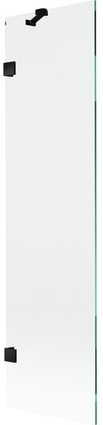 Mexen, Mexen Lunar 1 szárnyú kádparaván 50 x 150 cm, átlátszó, fekete - 897-050-000-70-00