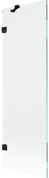Mexen, Mexen Lunar 1 szárnyú kádparaván 60 x 150 cm, átlátszó, fekete - 897-060-000-70-00