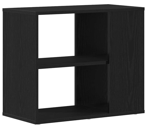Széf fiókkal Fekete tölgy 60 x 30 x 50 cm Faanyag
