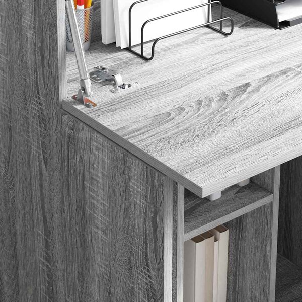 Asztal Szürke Sonoma Szerelt Fa 71.5 x 31.5 x 106.5 cm