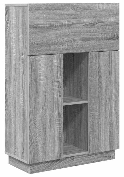 Asztal Szürke Sonoma Szerelt Fa 71.5 x 31.5 x 106.5 cm