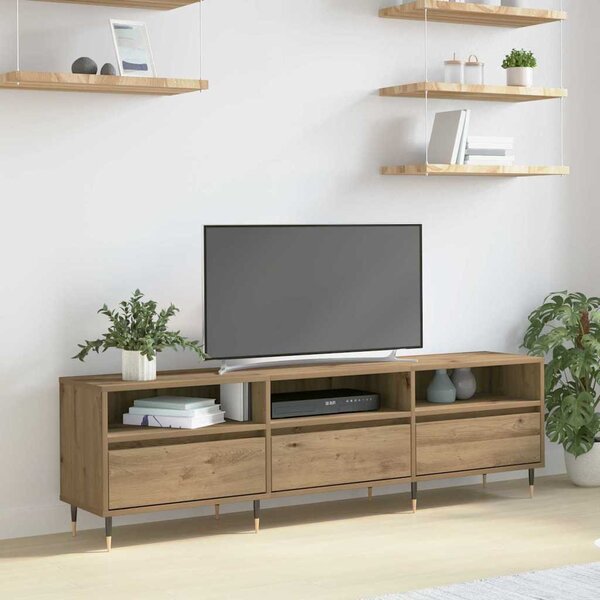 TV szekrény Artisan tölgy 150 x 30 x 45 cm Faanyag
