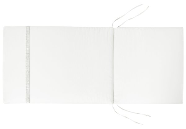 Hát-/ülőpárna kétdarabos szettben JAVA/AMANTEA PREMIUM 50 x 71 cm Törtfehér