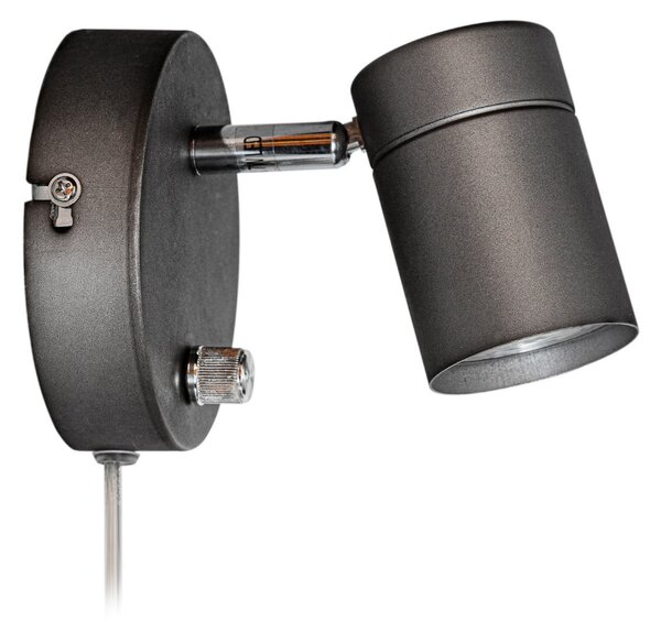 Fali Lámpa By Rydéns, Correct, dimmable, Szürke, Nappali, Fém, Modern