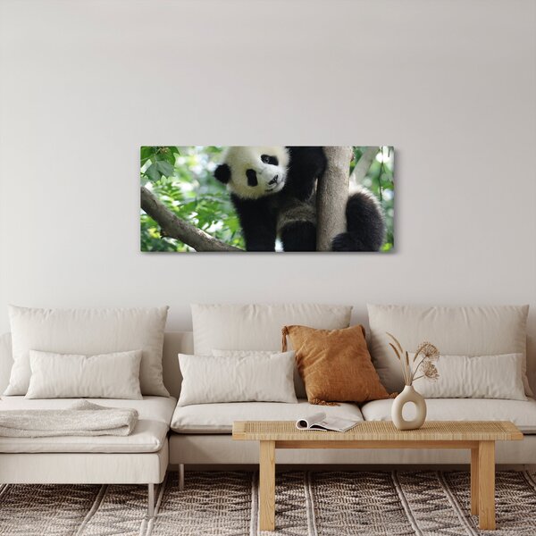 Kép - Panda a fán (120x50 cm)