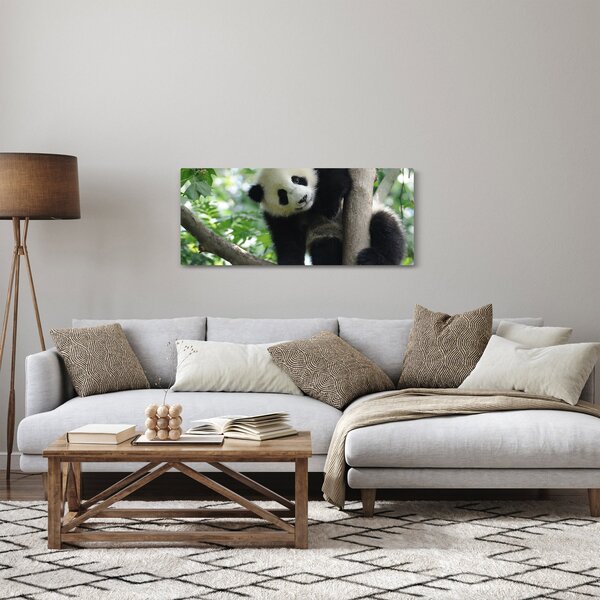Kép - Panda a fán (120x50 cm)