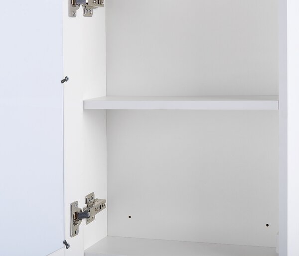 Fürdőszobai tükrös faliszekrény LED CONDOR 40 cm 60 cm Fehér