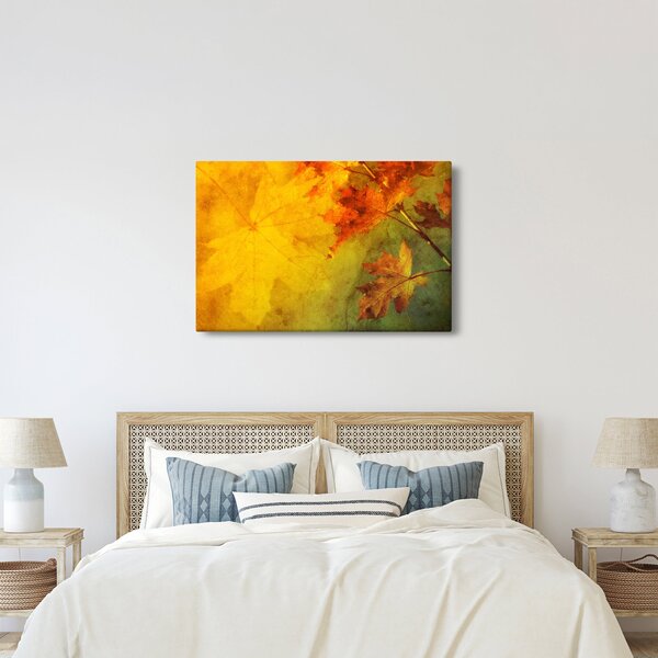 Kép - Őszi levelek (90x60 cm)
