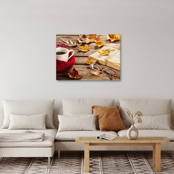 Kép - Őszi csésze tea (70x50 cm)