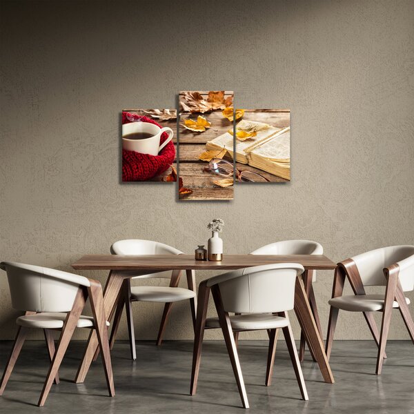 Kép - Őszi csésze tea (90x60 cm)