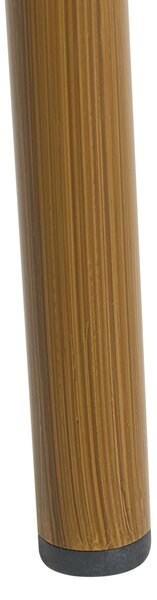 Bisztró asztal CASPRI 80 cm 80 cm PE Rattan Kék/fehér