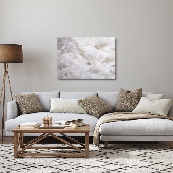 Kép - Fehér tollak (70x50 cm)