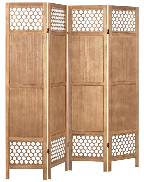 4 paneles térelválasztó CERTOSA Világosbarna 163 cm 170 cm