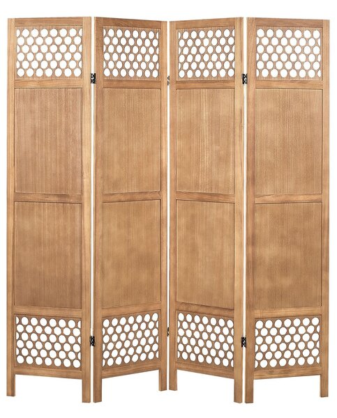 4 paneles térelválasztó CERTOSA Világosbarna 163 cm 170 cm