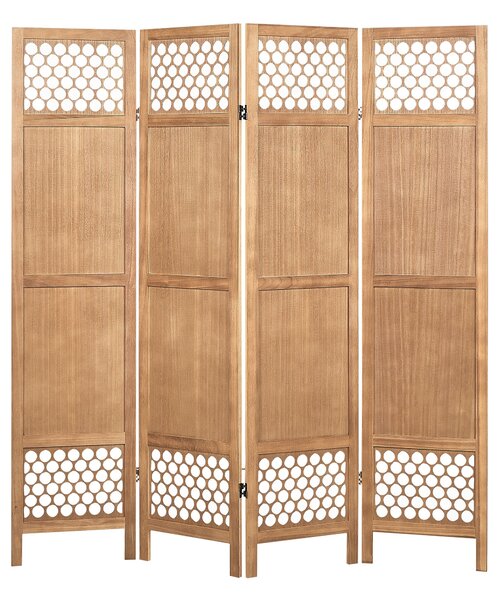 4 paneles térelválasztó CERTOSA Világosbarna 163 cm 170 cm