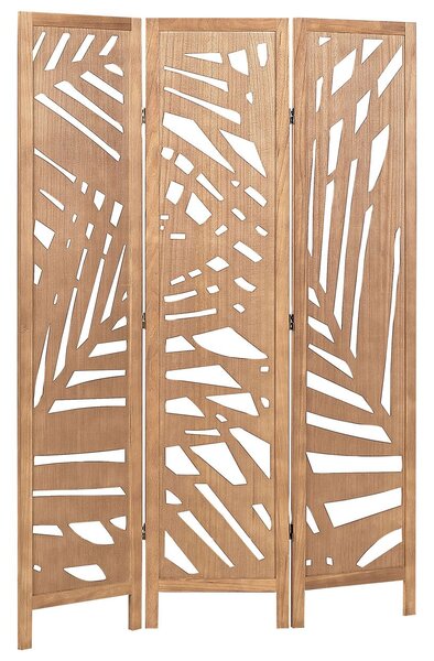 3 paneles térelválasztó VERNAGO Világosbarna 122 cm 170 cm