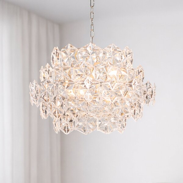 Függőlámpa By Rydéns, Monarque Mini, dimmable, Átlátszó, Étkező, Műanyag