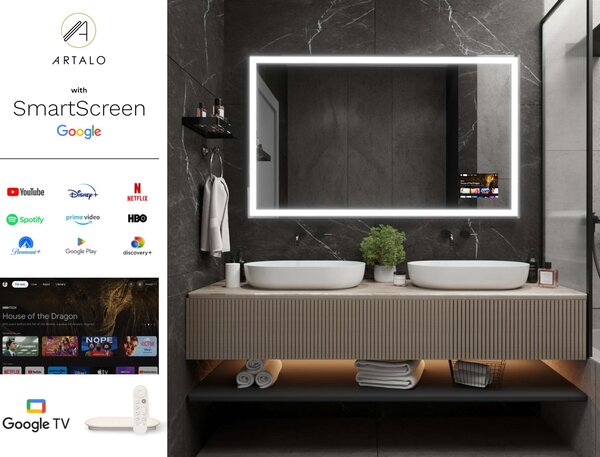 Tükör LED világítással M1 prémium