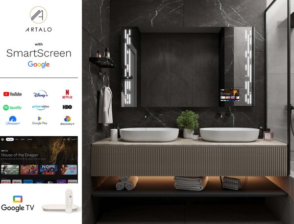 Tükör LED világítással M19 premium
