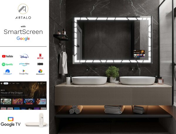 Tükör LED világítással M21 premium