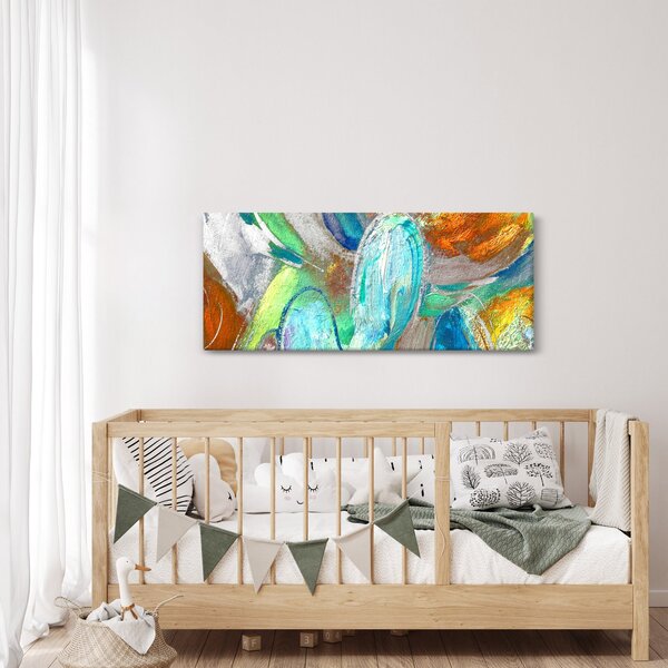 Kép - Színes absztrakció (120x50 cm)