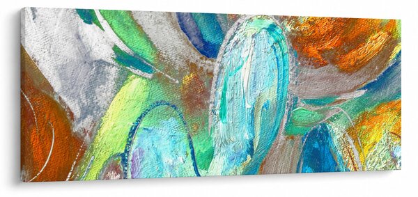 Kép - Színes absztrakció (120x50 cm)
