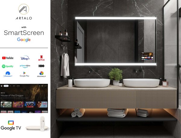 Tükör LED világítással M13 prémium