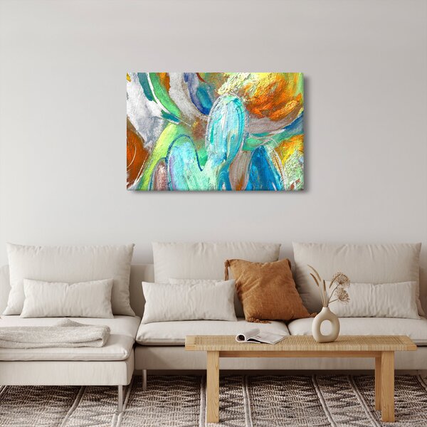 Kép - Színes absztrakció (90x60 cm)