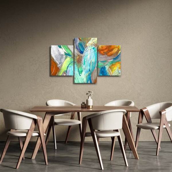 Kép - Színes absztrakció (90x60 cm)