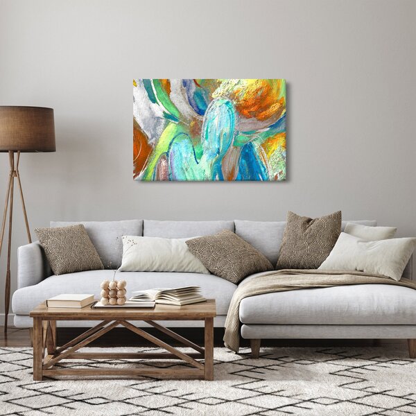 Kép - Színes absztrakció (90x60 cm)