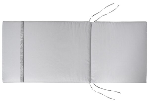 Hát-/ülőpárna kétdarabos szettben JAVA/AMANTEA PREMIUM 50 x 71 cm Világosszürke