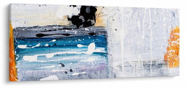 Kép - Absztrakt vonások (120x50 cm)