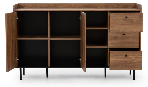 Komód Vasecta K2D3SZ (brandy castello tölgy). Akció -22%