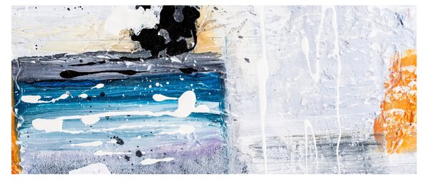 Kép - Absztrakt vonások (120x50 cm)