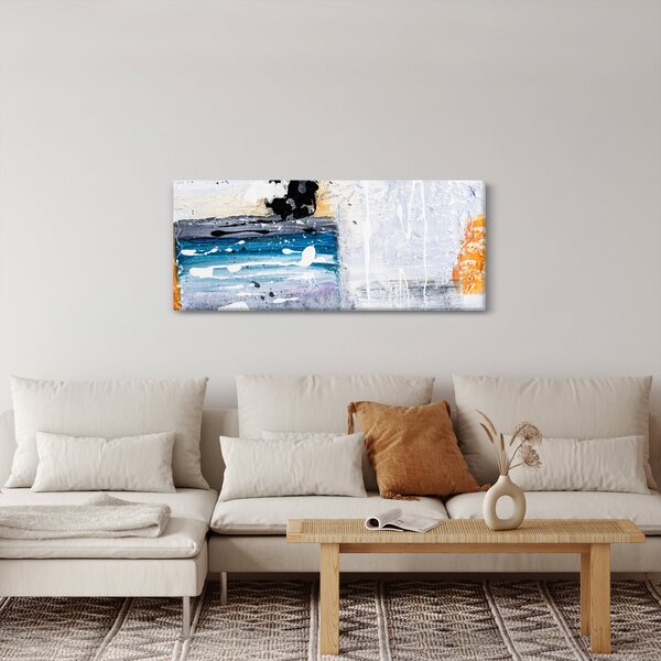 Kép - Absztrakt vonások (120x50 cm)